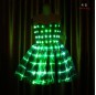 Full color led star dress for girl dance